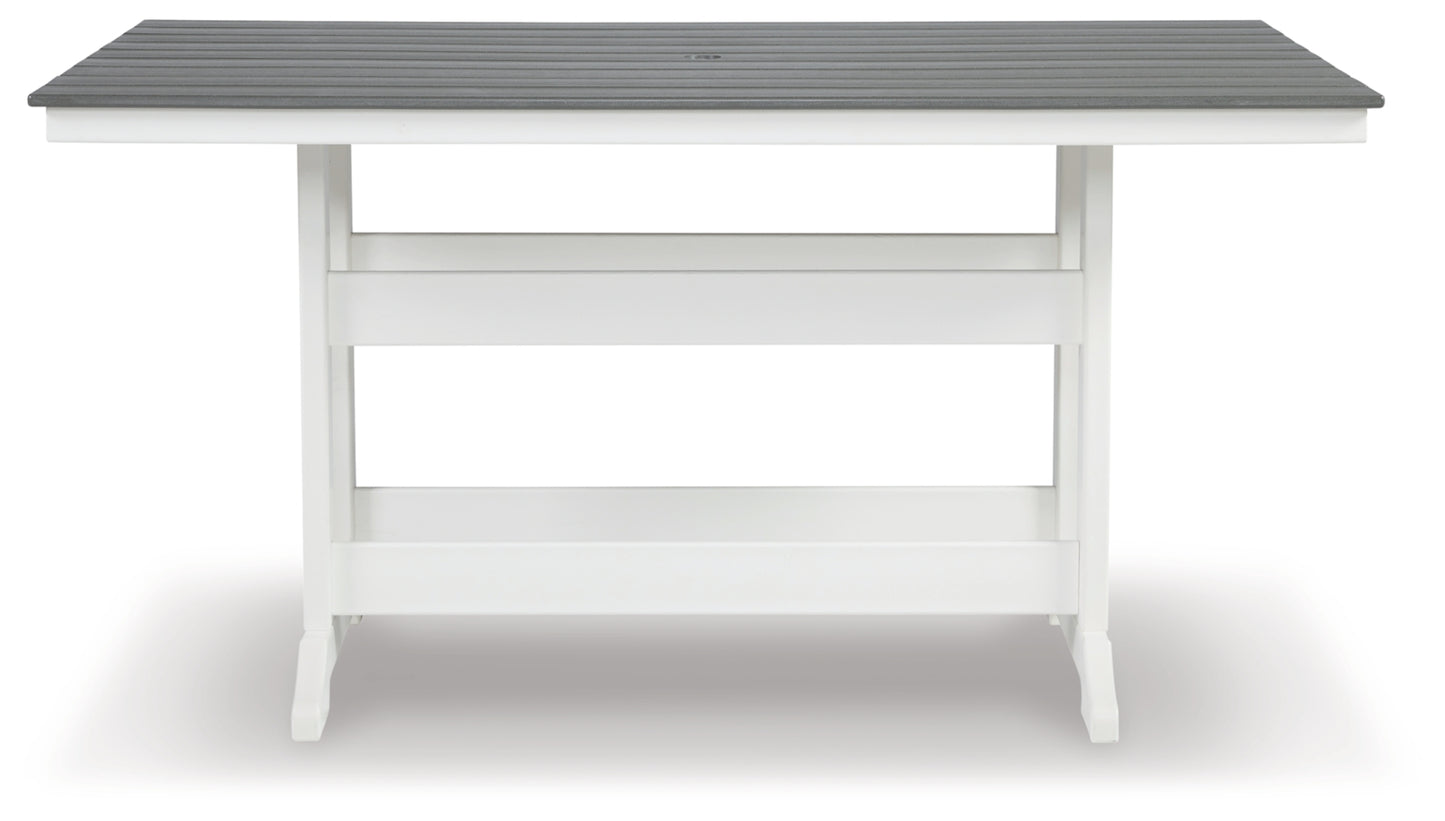 Transville RECT COUNTER TABLE W/UMB OPT