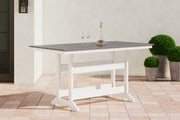 Transville RECT COUNTER TABLE W/UMB OPT