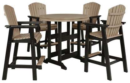 Fairen Trail Outdoor Counter Height Dining Table with 2 Barstools