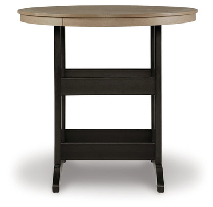 Fairen Trail Round Bar Table w/UMB OPT