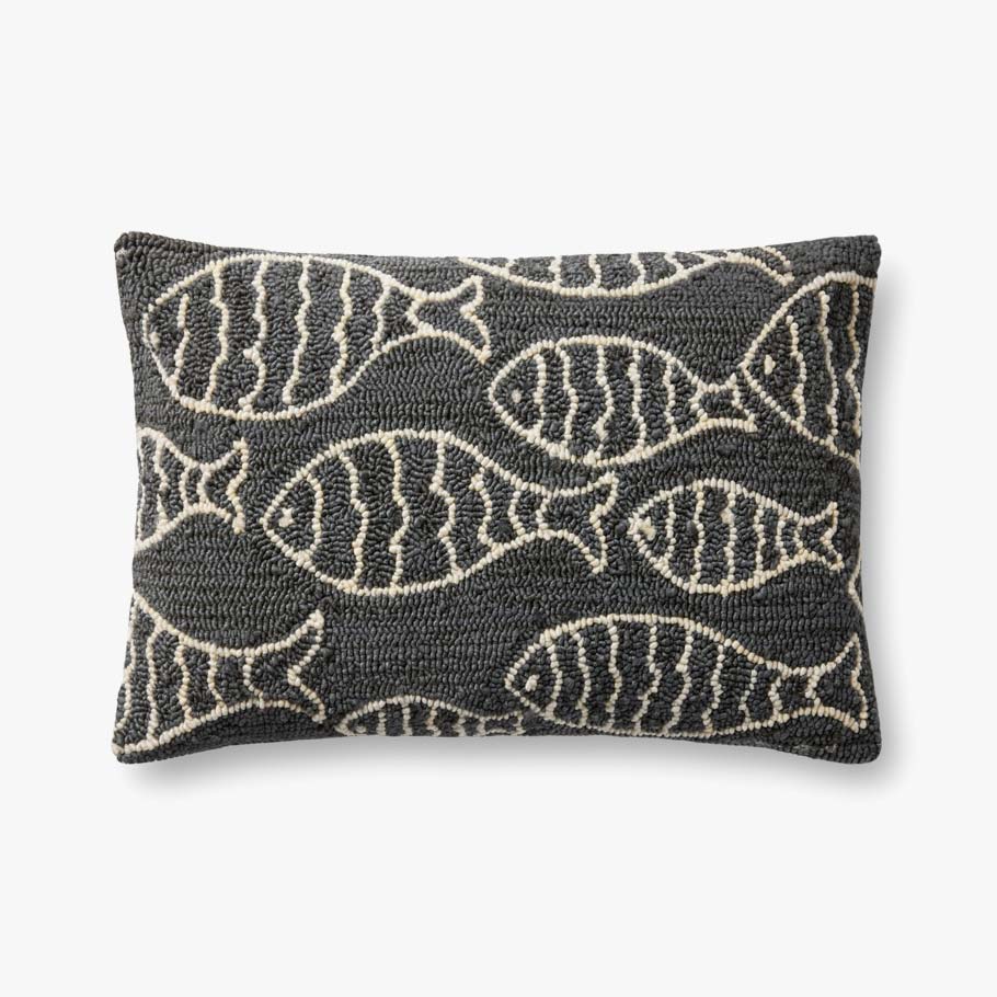 Almohadas Loloi P0908 Gris