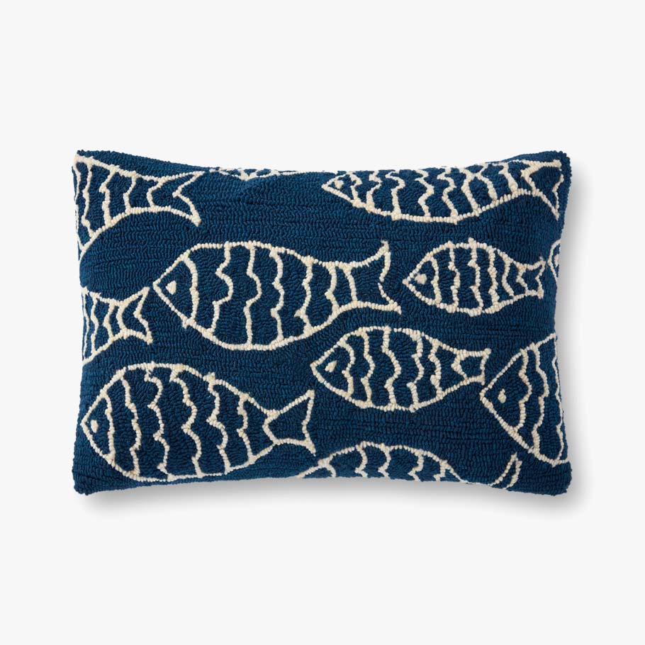 Loloi Pillows P0908 Navy