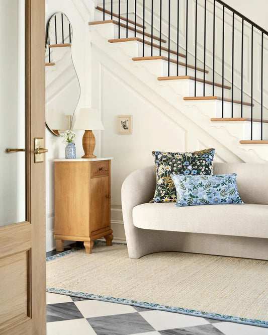 Rifle Paper Co. x Loloi Pillows PRP0026 Wildflowers Black