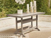 Sandy Dune RECT COUNTER TABLE W/UMB OPT