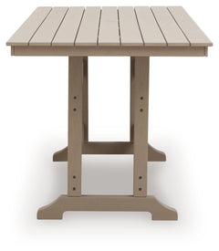 Sandy Dune RECT COUNTER TABLE W/UMB OPT