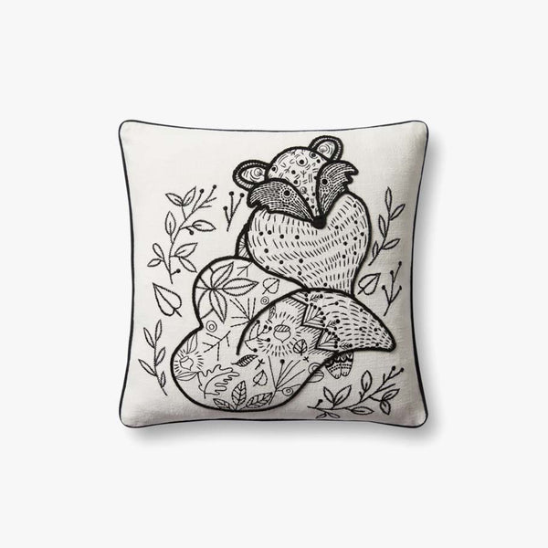 Loloi Pillows PLL0030 Black / Natural