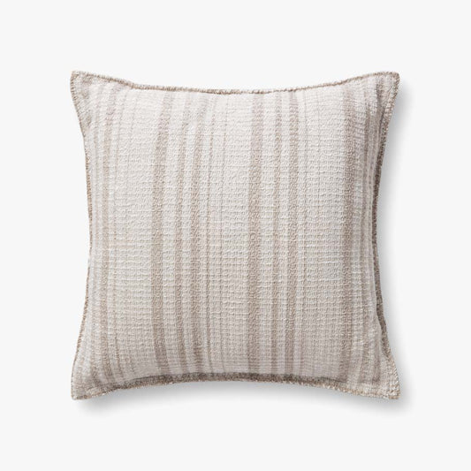 Chris Loves Julia x Loloi Pillows PCJ0004 Ivory / Beige