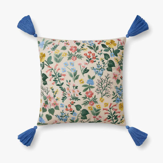 Rifle Paper Co. x Loloi Pillows PRP0044 Cream