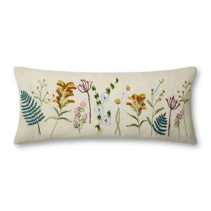 Rifle Paper Co. x Loloi Pillows PRP0048 Cream