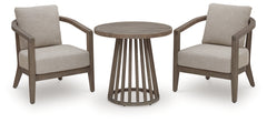 Sunset Lake Chairs w/CUSH/Table Set (3/CN)