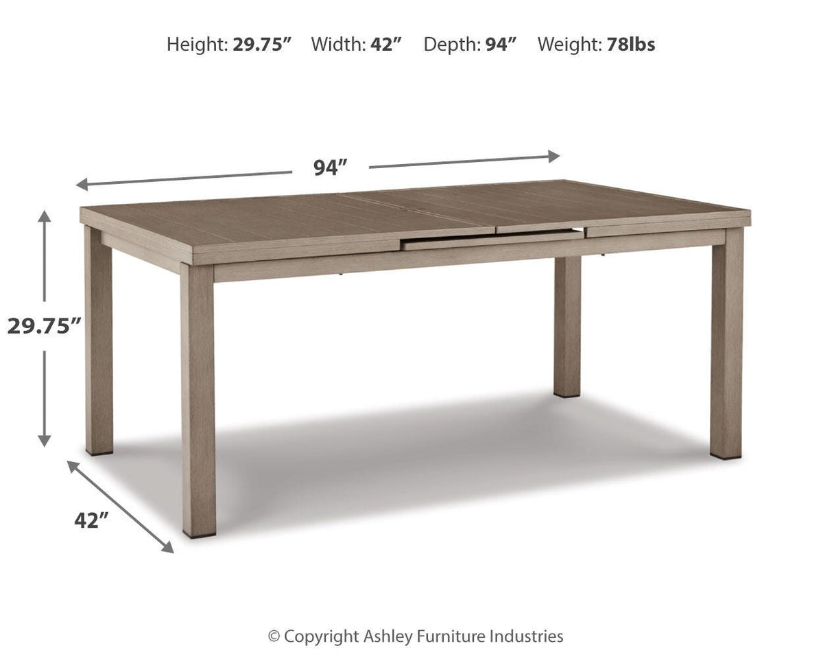 Beach Front RECT Dining Room EXT Table