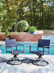 Point Bonita Sling Swivel Chair (2/CN)