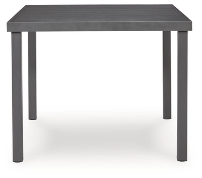 Point Bonita Square Dining Table w/UMB OPT