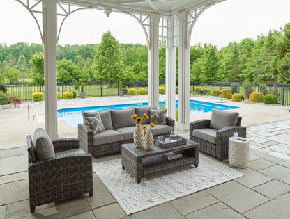 Oasis Court 4-Piece Outdoor Sofa and Chair Set