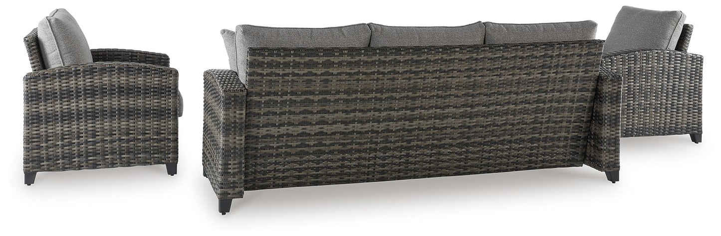 Oasis Court 4-Piece Outdoor Sofa and Chair Set