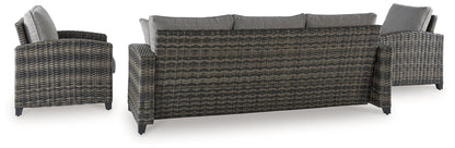 Oasis Court 4-Piece Outdoor Sofa and Chair Set