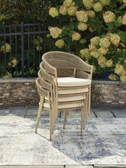 Ocean Park Arm Chair With Cushion (4/CN)