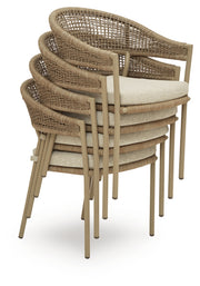 Ocean Park Arm Chair With Cushion (4/CN)