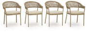 Ocean Park Arm Chair With Cushion (4/CN)