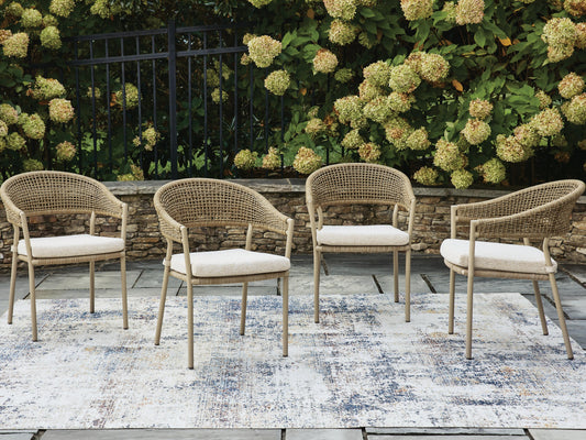 Ocean Park Arm Chair With Cushion (4/CN)