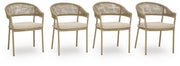 Ocean Park Arm Chair With Cushion (4/CN)