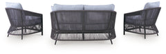 Bodega Island Love/Chairs/Table Set (4/CN)