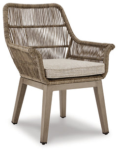 Beach Front Arm Chair With Cushion (Set of 2)