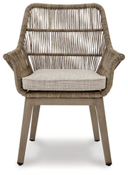 Beach Front Arm Chair With Cushion (Set of 2)