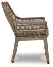 Beach Front Arm Chair With Cushion (Set of 2)