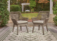 Beach Front Arm Chair With Cushion (Set of 2)