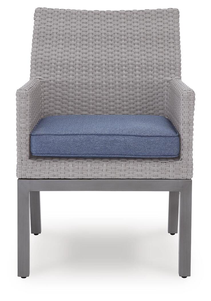 Dillon Beach Arm Chair With Cushion (Set of 2)