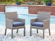 Dillon Beach Arm Chair With Cushion (Set of 2)