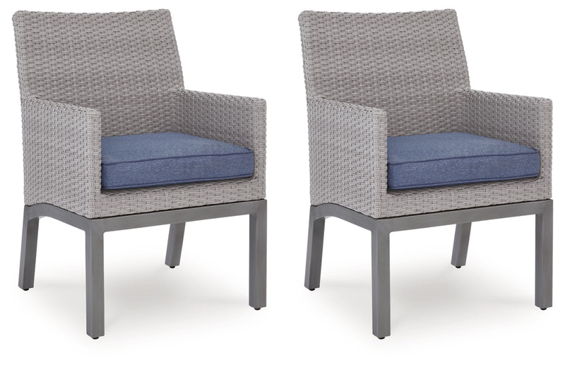 Dillon Beach Arm Chair With Cushion (Set of 2)