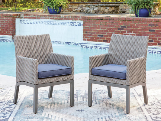 Dillon Beach Arm Chair With Cushion (Set of 2)