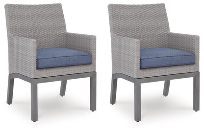 Dillon Beach Arm Chair With Cushion (Set of 2)