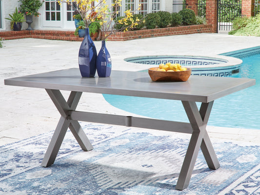 Dillon Beach RECT Dining Table w/UMB OPT