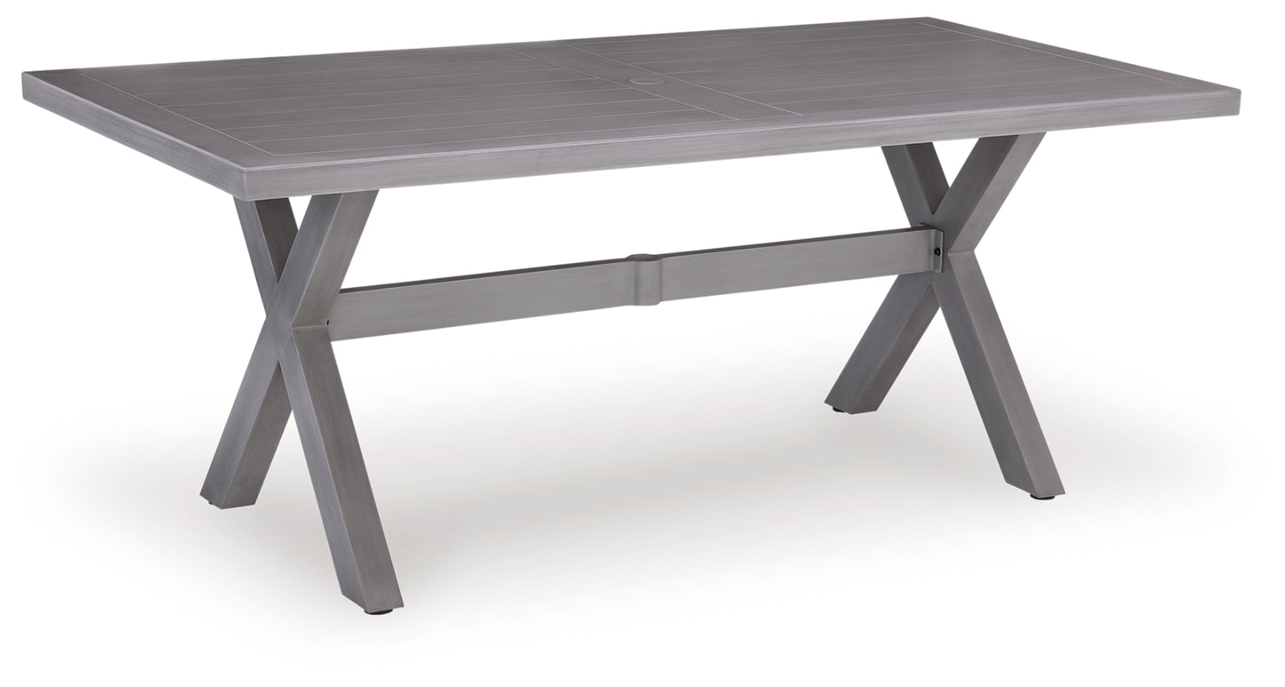 Dillon Beach RECT Dining Table w/UMB OPT