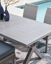 Dillon Beach RECT Dining Table w/UMB OPT