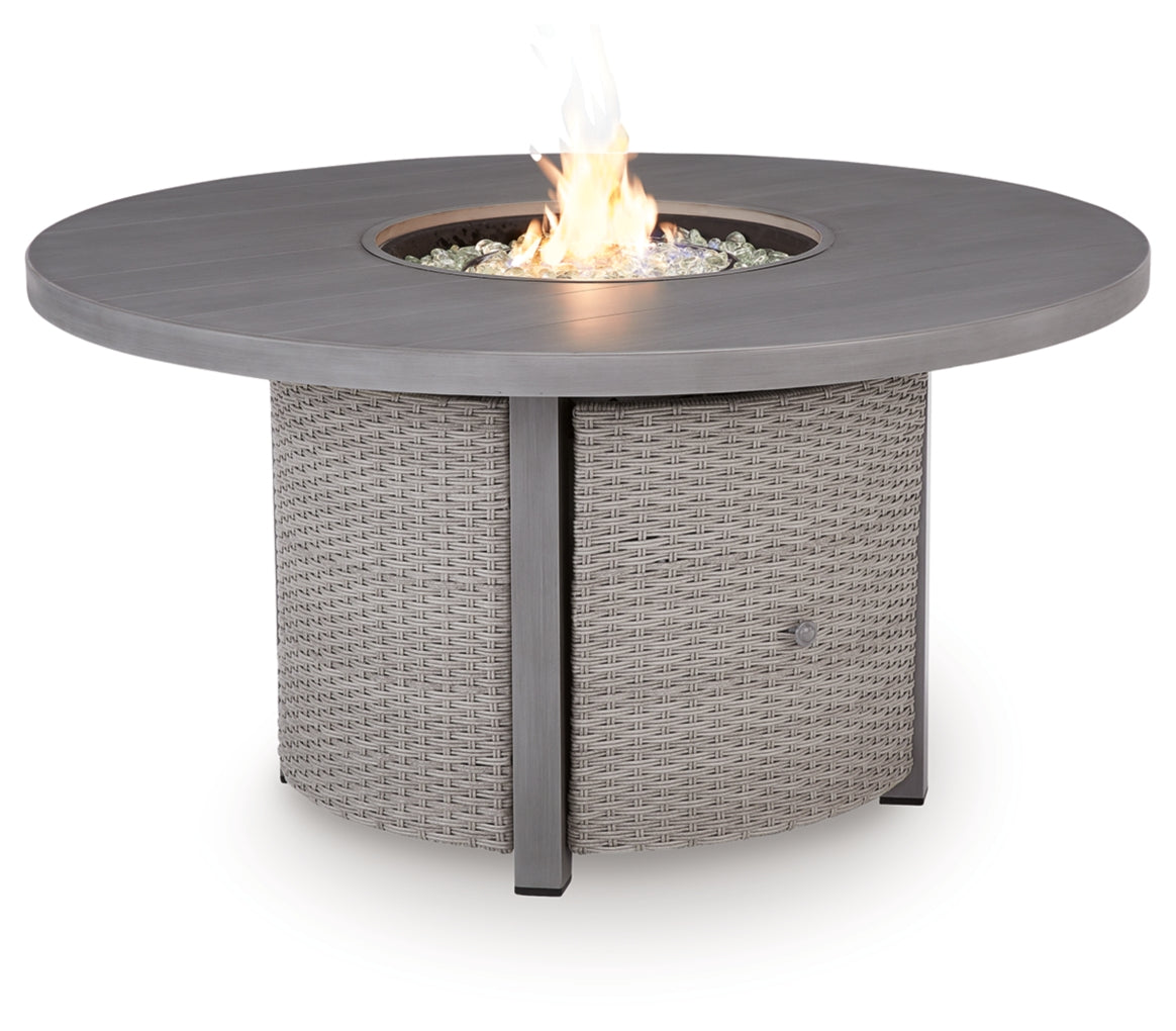 Dillon Beach Round Fire Pit Table