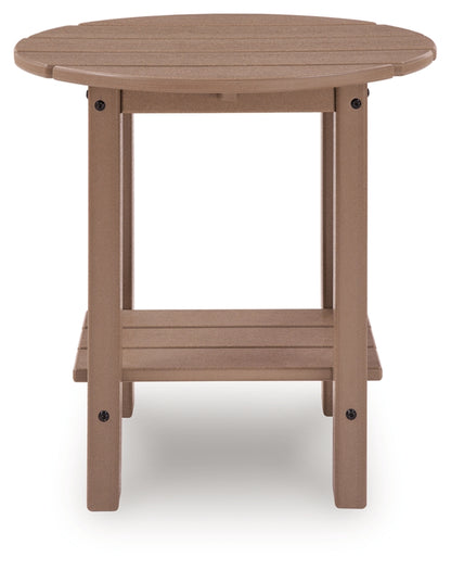 Cliffs Beach Oval End Table