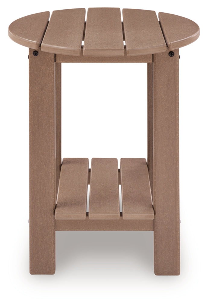 Cliffs Beach Oval End Table