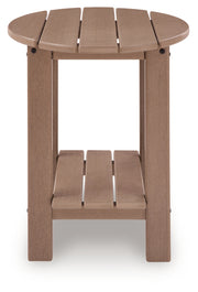 Cliffs Beach Oval End Table
