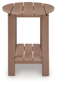 Cliffs Beach Oval End Table