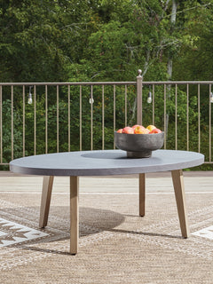 Francis Beach Oval Cocktail Table