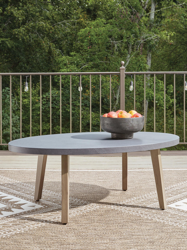 Francis Beach Oval Cocktail Table