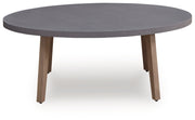Francis Beach Oval Cocktail Table