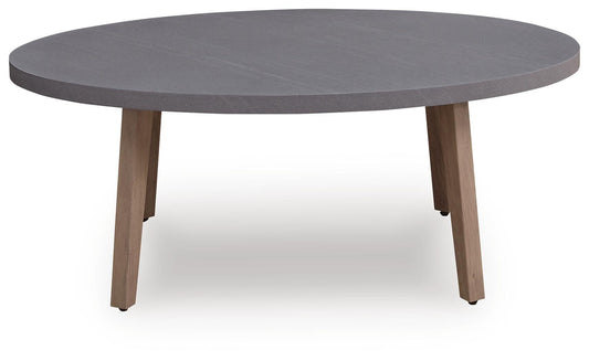 Francis Beach Oval Cocktail Table