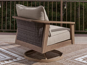 Francis Beach Swivel Lounge w/ Cushion