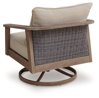 Francis Beach Swivel Lounge w/ Cushion