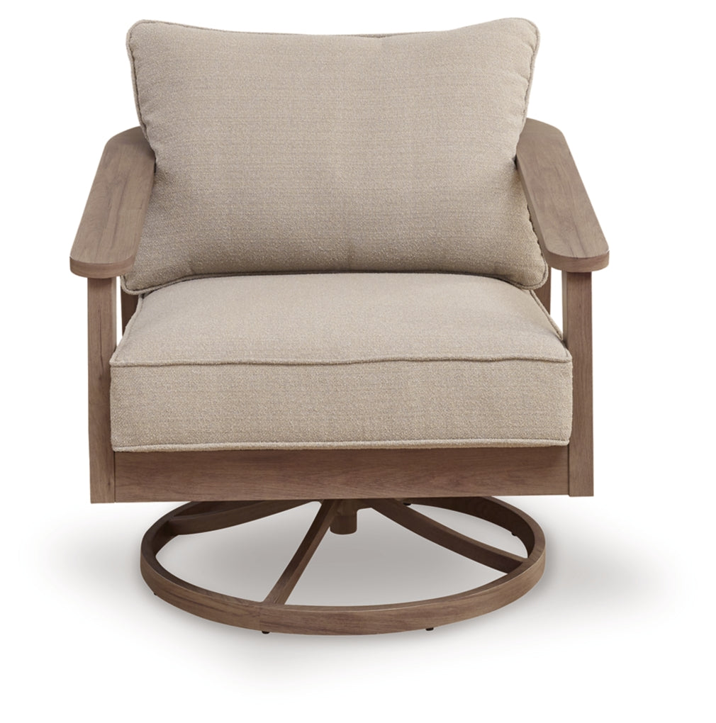 Francis Beach Swivel Lounge w/ Cushion